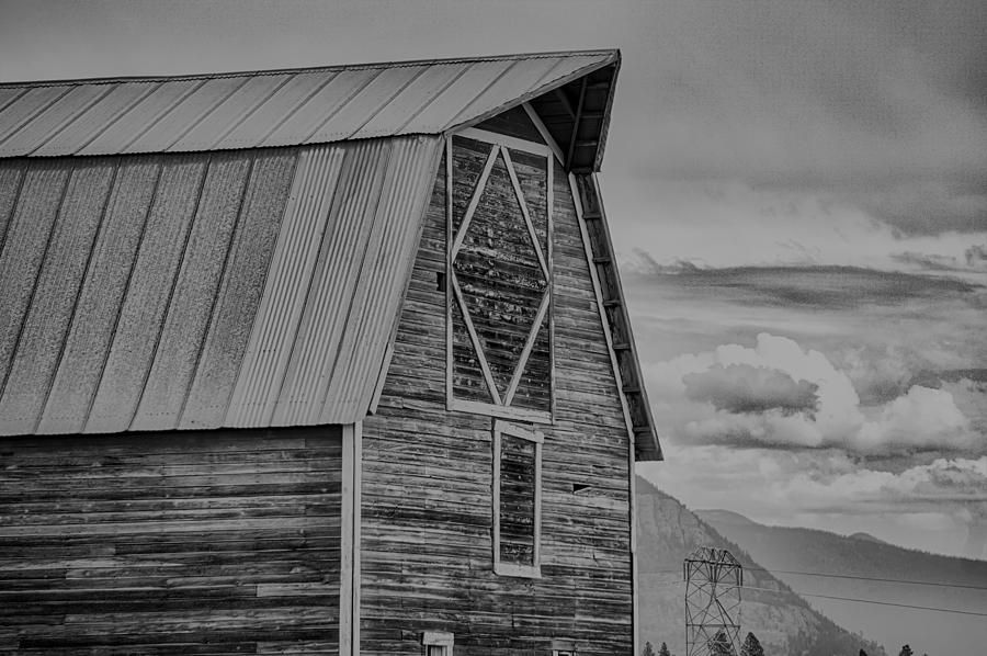 Old Wooden Barn In The Mountains In Montana Photograph by Alex Grichenko