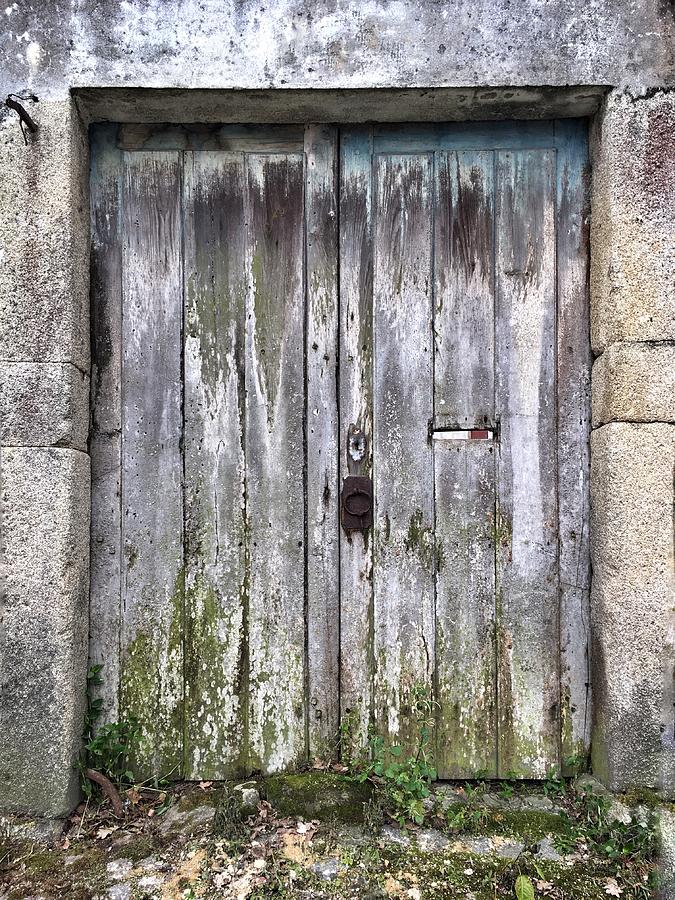Old wooden door Photograph by Paulo Goncalves