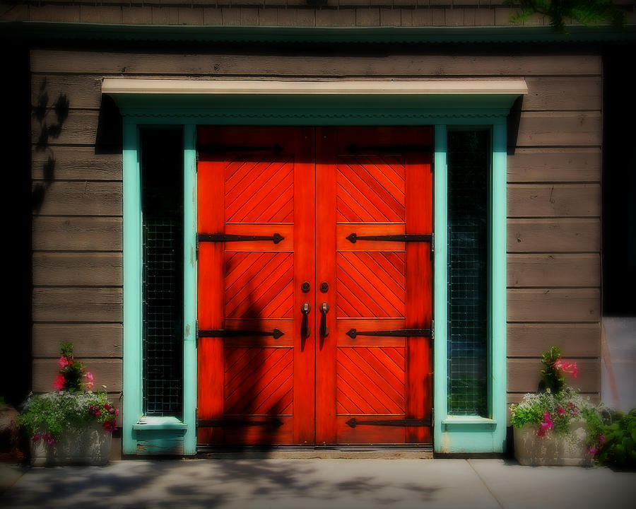Old Wooden Doors Photograph by Perry Webster