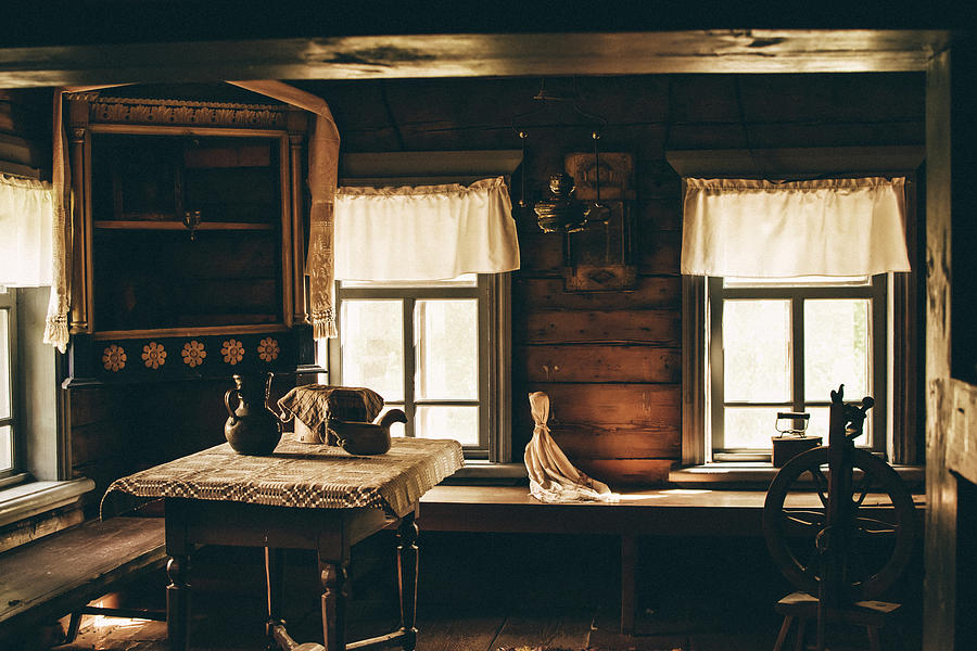 Old Wooden House Interior