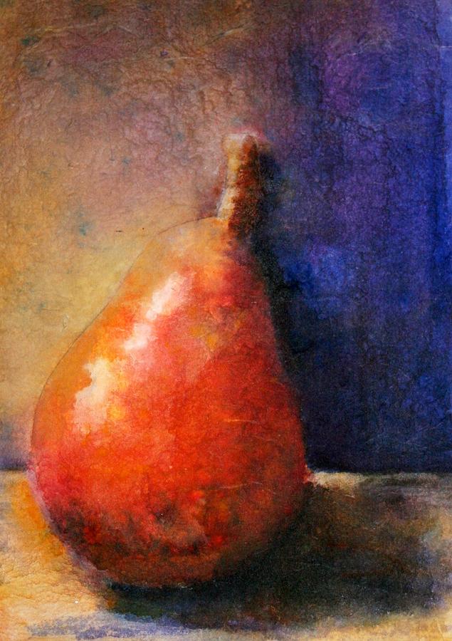 Old World Pear Painting by Polly Castor