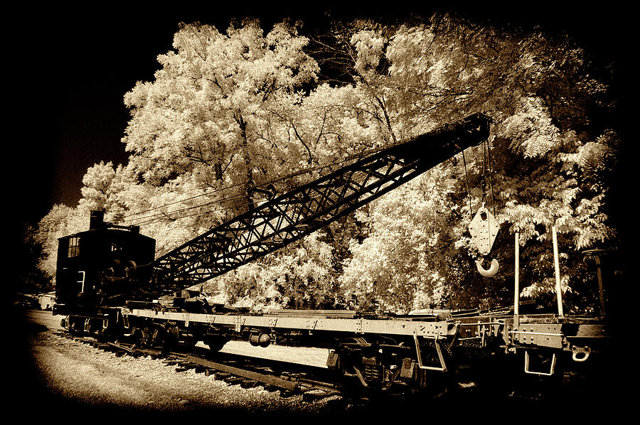Old Wrecker Crane Photograph by Paul W Faust - Impressions of Light