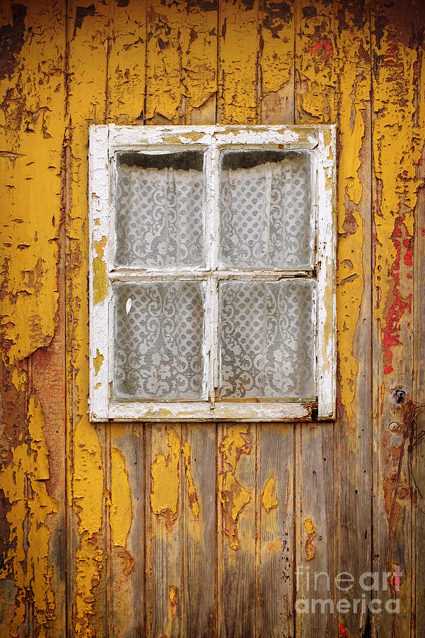 Architecture Photograph - Old Yellow Door by Carlos Caetano