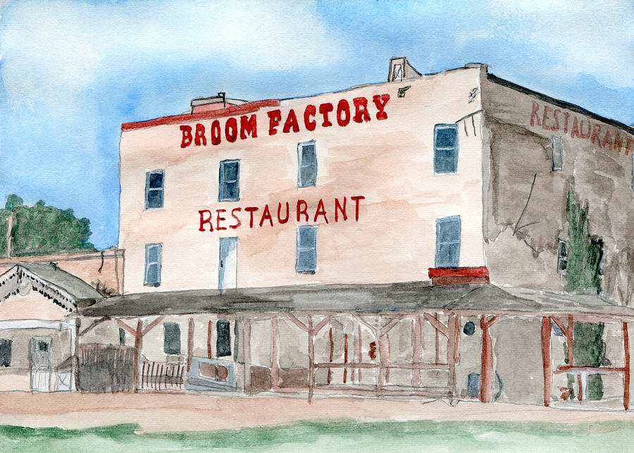 Olde Broom Factory Restaurant Painting by R Kyllo