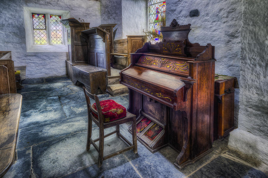 Music Photograph - Olde Church Organ by Ian Mitchell