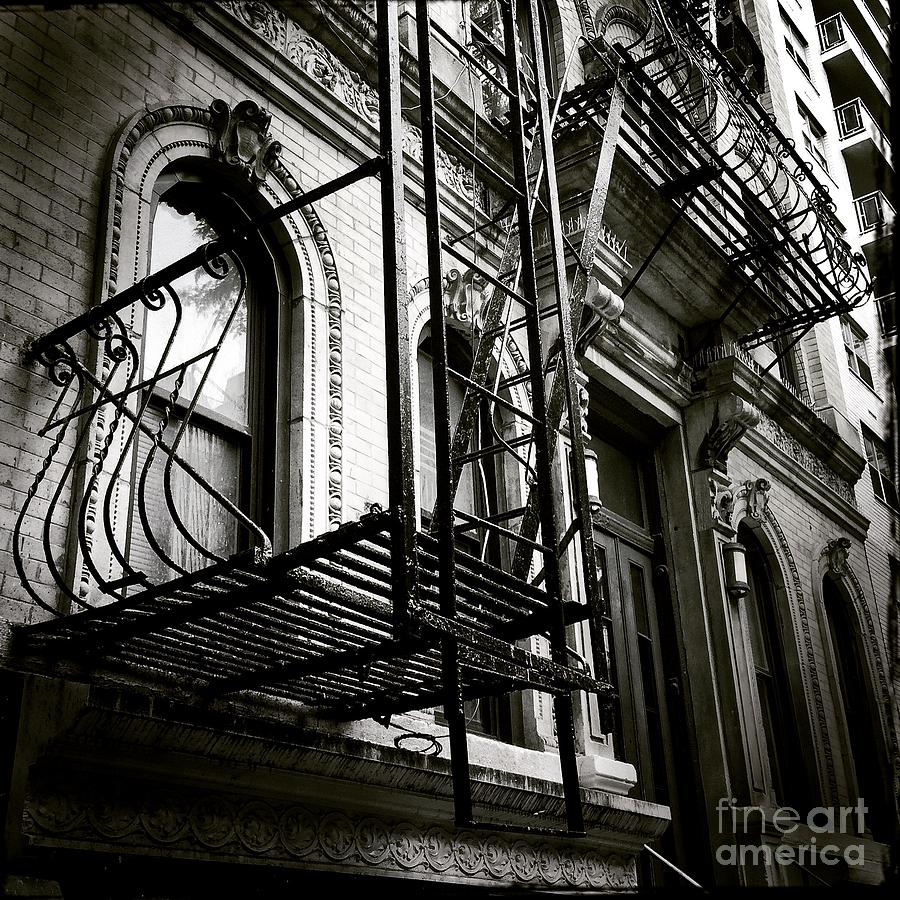 Olde New York - Windows and Fire Escapes Photograph by Miriam Danar