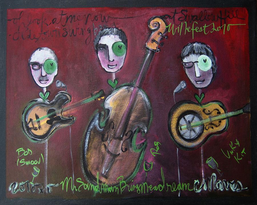 Olde Town Swing Band Painting by Laurie Maves ART