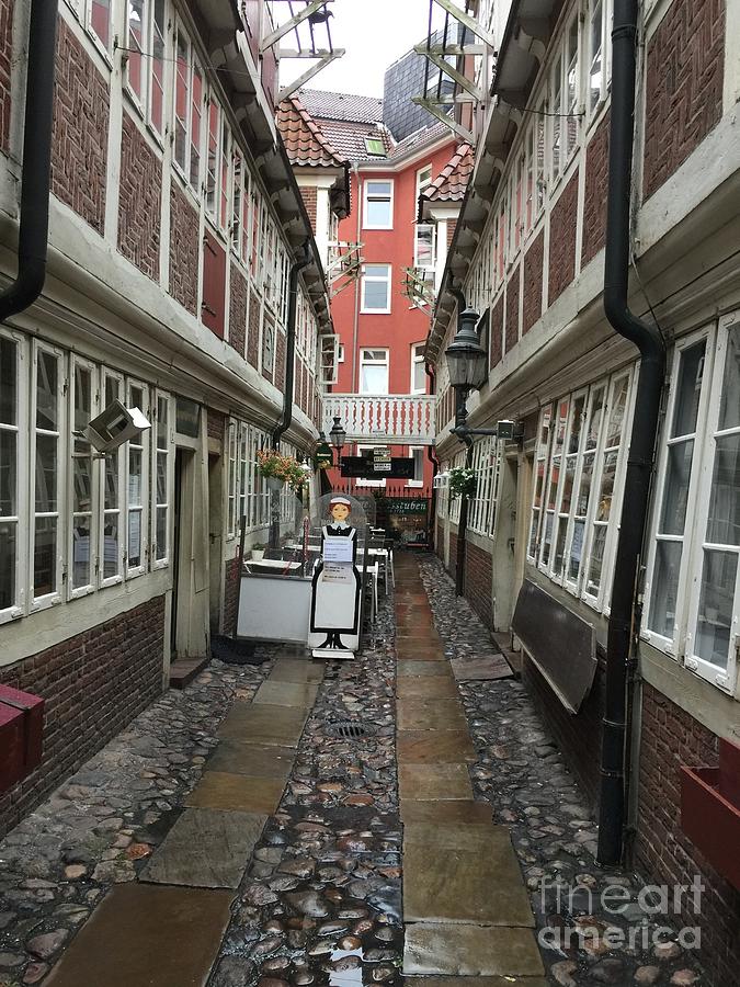 Krameramtsstuben the oldest Street in Hamburg Germany Photograph by Suzanne Lorenz