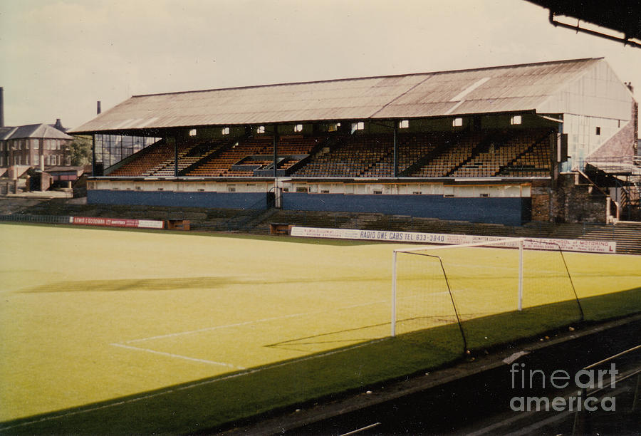 Oldham Athletic - Boundary Park - Main Stand 3 - September 1969 Photograph by Legendary Football Grounds