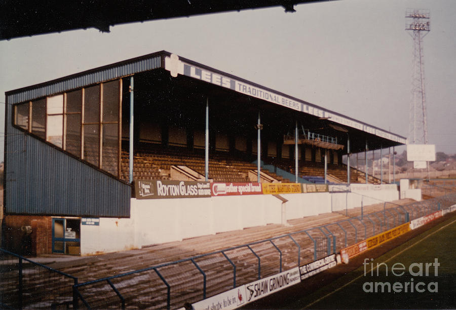 Oldham Athletic - Boundary Park - North Stand 2 - 1970s Photograph by Legendary Football Grounds