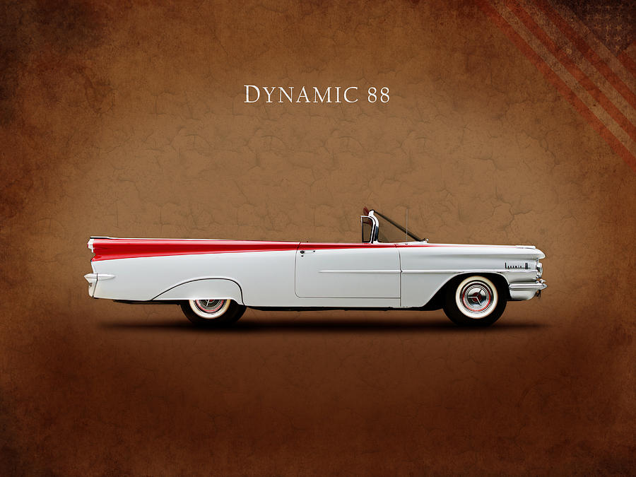 Car Photograph - Oldsmobile Dynamic 88 by Mark Rogan