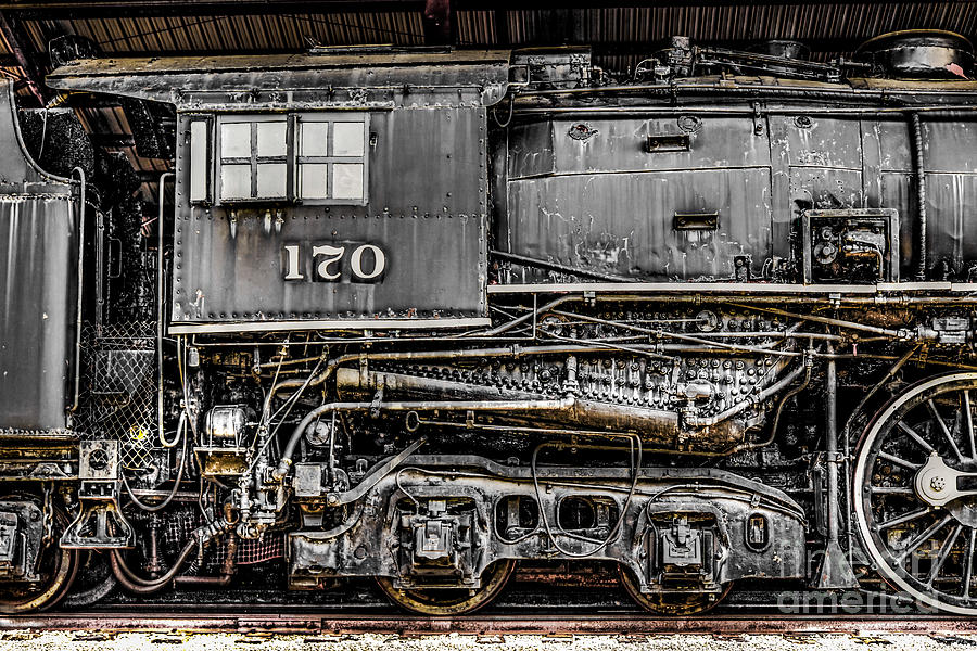 Train Photograph - Ole #170 by Jim Raines