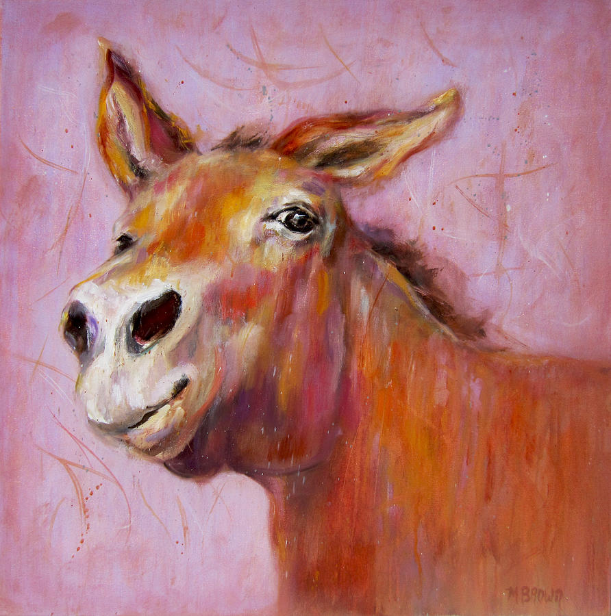 Ole' Mule Painting by Monica Brown - Fine Art America