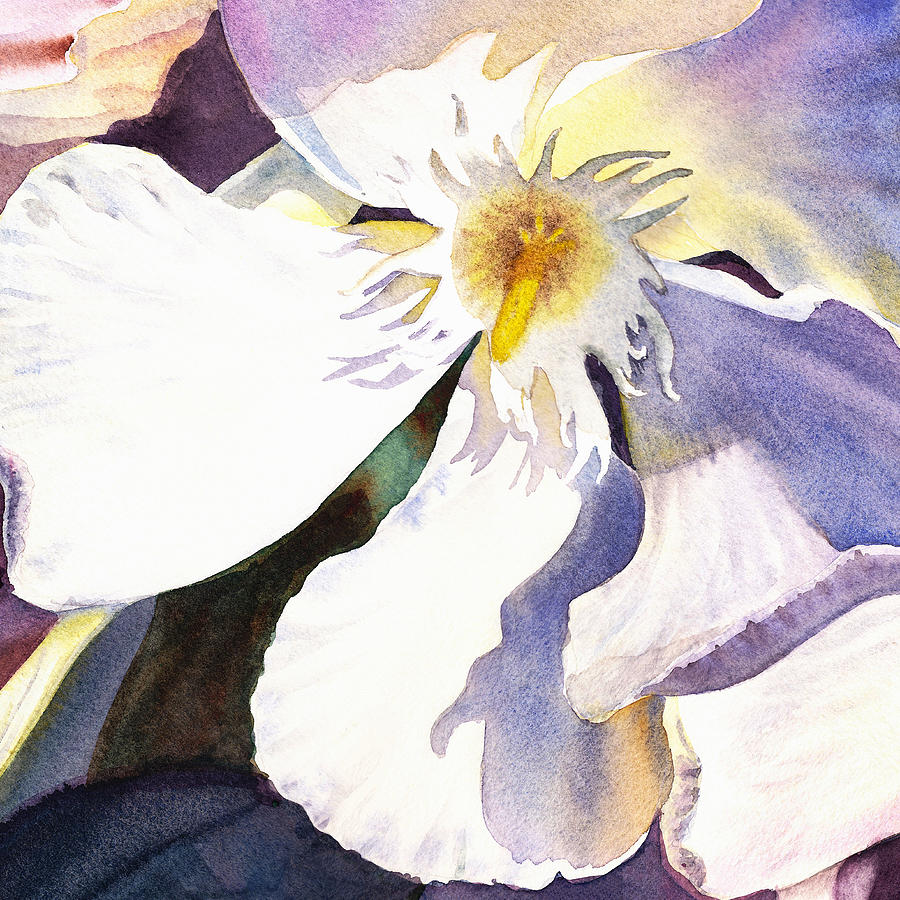 Oleander Close Up  Painting by Irina Sztukowski