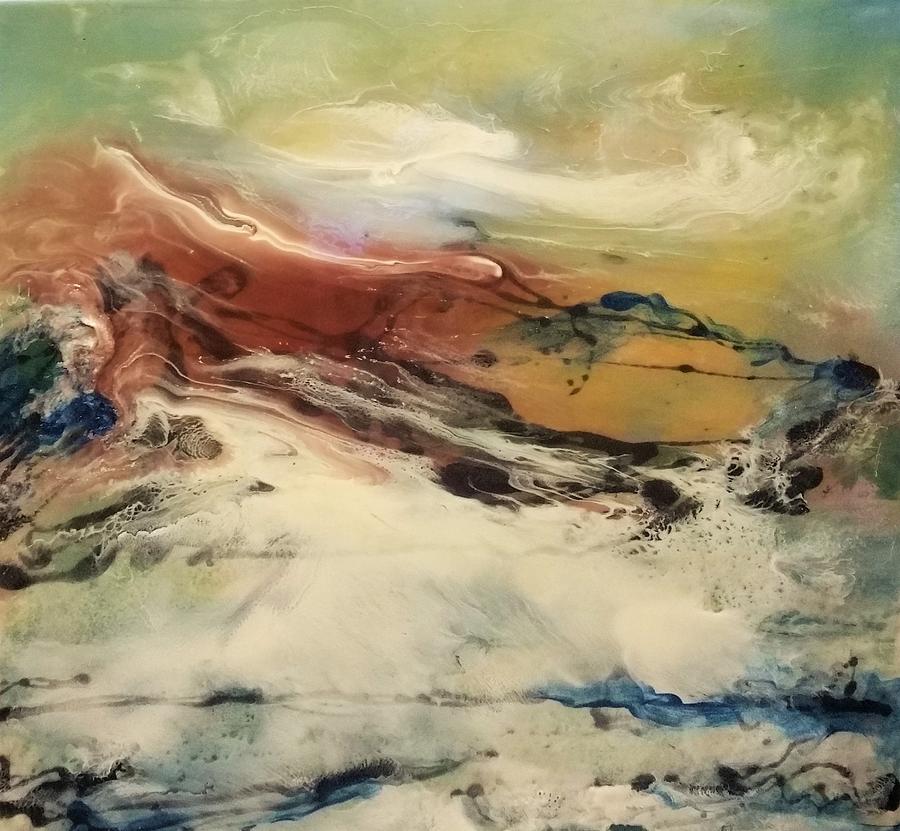 Oliazis 2- 2016 Painting by Gali Valkova