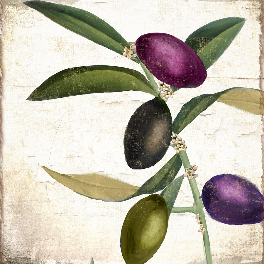 Olives Painting - Olive Branch IV by Mindy Sommers