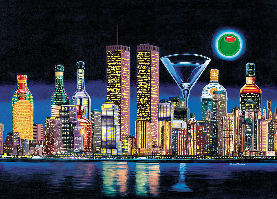 New York City Painting - Olive NY by Tim Williams