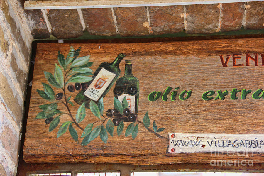 Olive Oil Sign 1355 Photograph by Jack Schultz