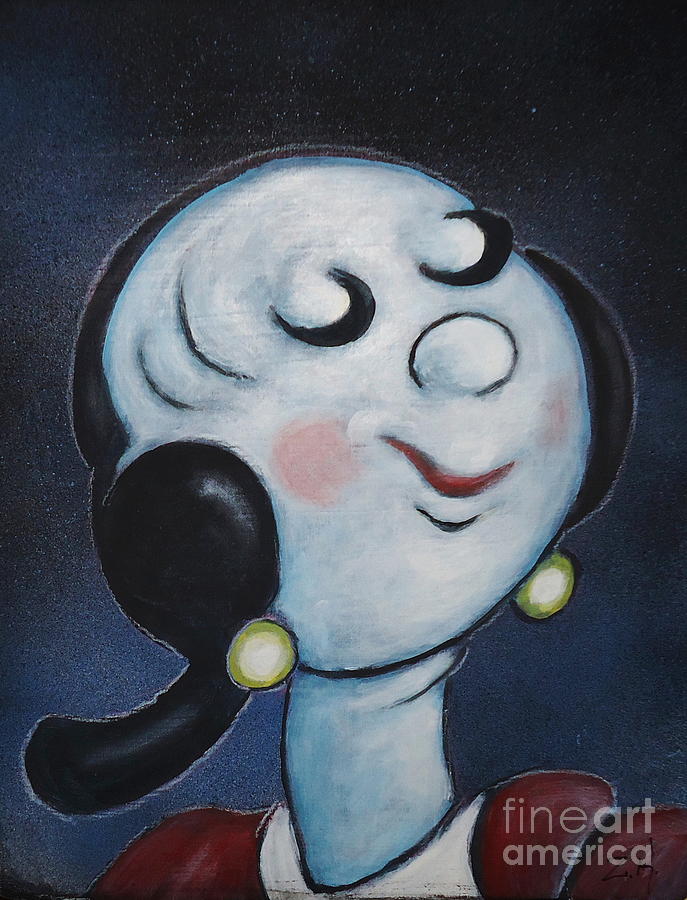 Olive Oyl Painting by Zach Kintner - Fine Art America