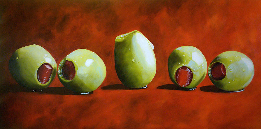 Olive Us Painting by Melanie Cossey