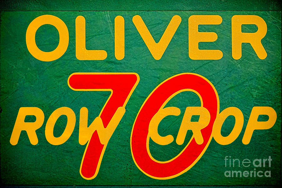 Oliver 70 Row Crop Photograph by Olivier Le Queinec