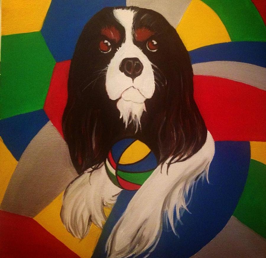 Abstract Painting - Oliver by Adri Silver