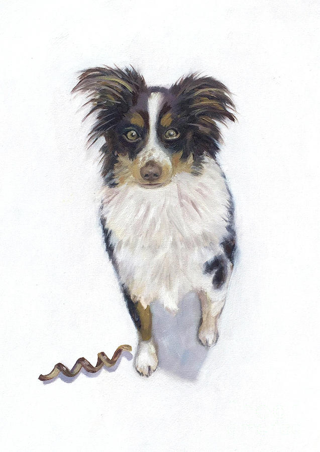 Dog Painting - Oliver by Jane Simonson