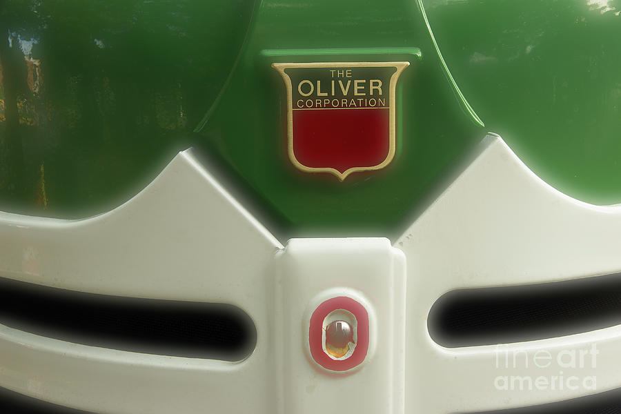 Oliver Tractor Emblem Photograph by Mike Eingle