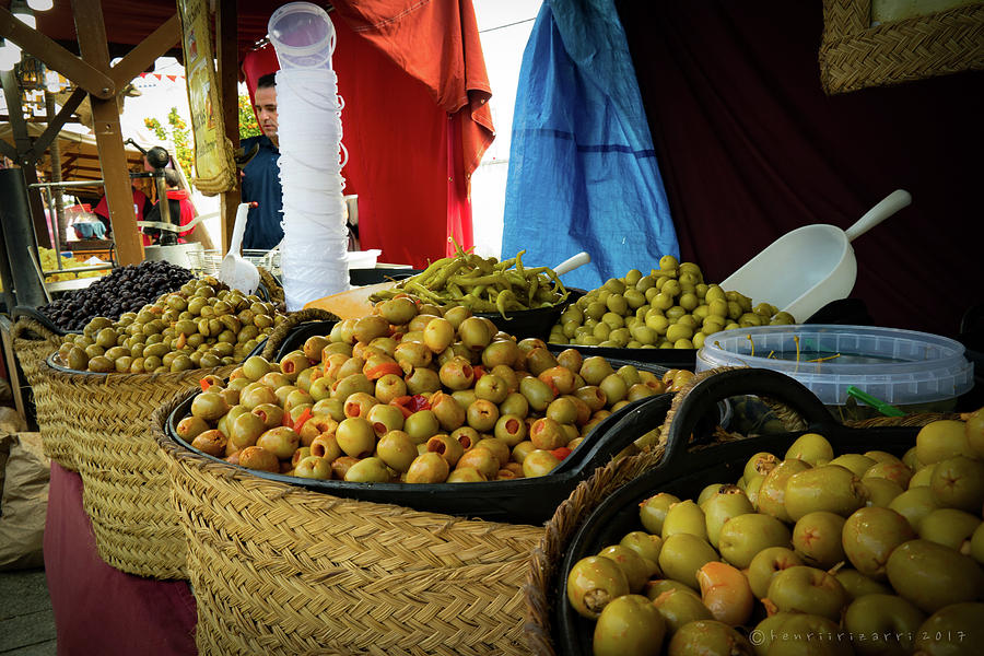 Olives for Sale Photograph by Henri Irizarri