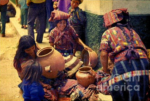 Jar Photograph - Ollas - Guatemala 1976 by Miriam Danar