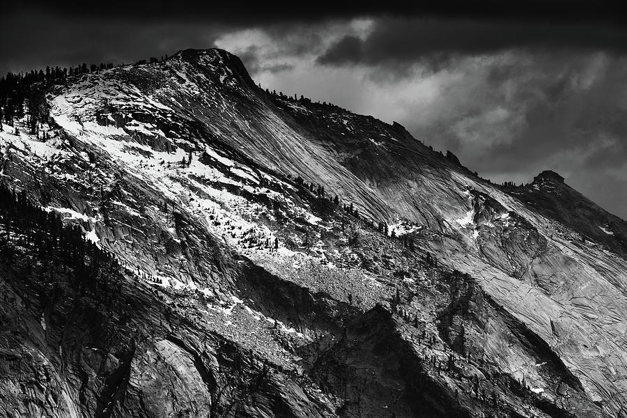 Olmsted Point Peaks Black White Photograph by Kyle Hanson