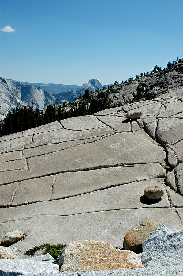 Yosemite National Park Photograph - Olmsted view of Half Dome rocks by LeeAnn McLaneGoetz McLaneGoetzStudioLLCcom