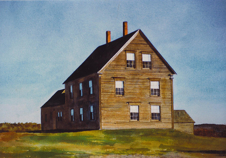 Landscape Painting - Olsen House by Tyler Ryder