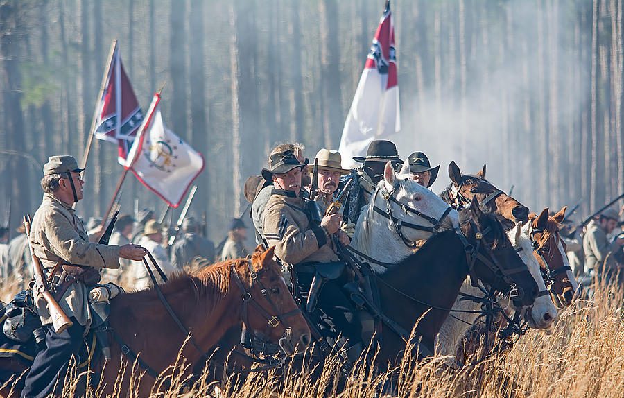 Olustee Confederate Charge Photograph by Kenneth Albin