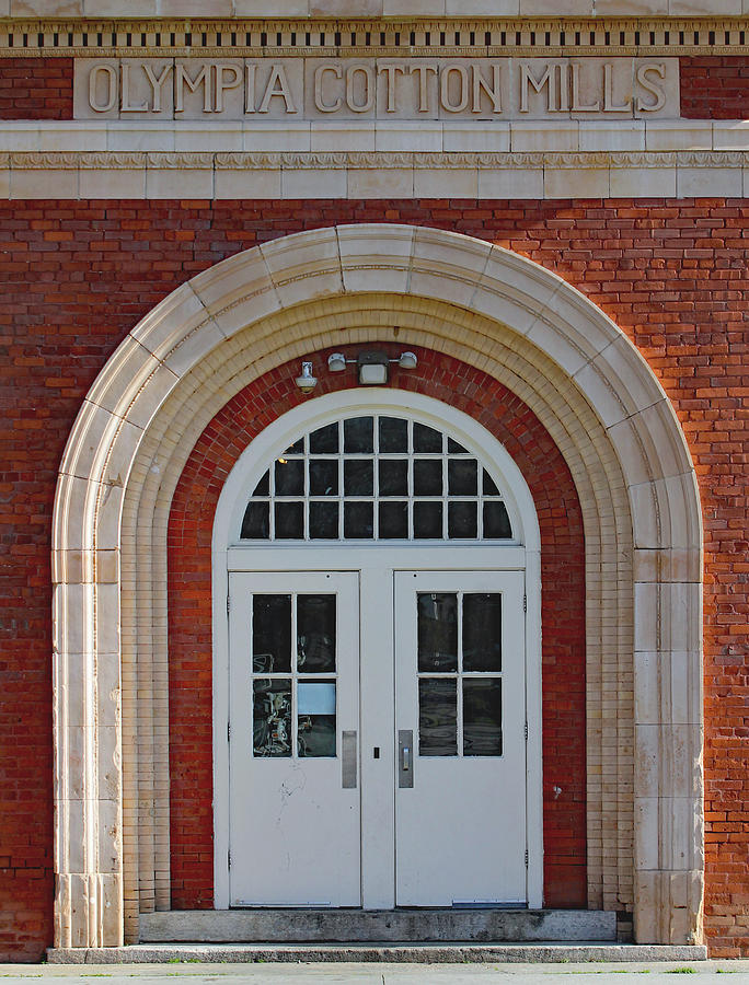Olympia Cotton Mills Entrance Photograph