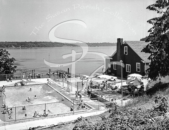 OLYMPIA COUNTRY CLUB POOL 1959 by Merle Junk OLYMPIA COUNTRY CLUB POOL 1959 by Merle Junk