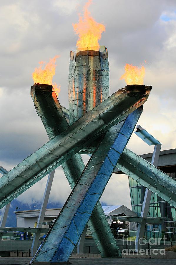 Olympic Flame Photograph by Chris Dutton