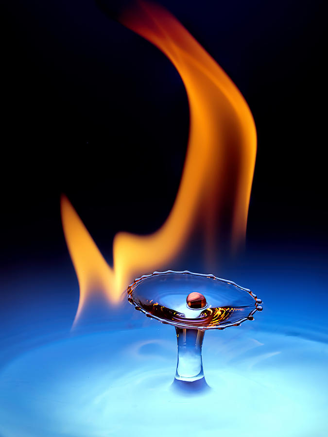 Abstract Photograph - Olympic Flames by Henry Jager