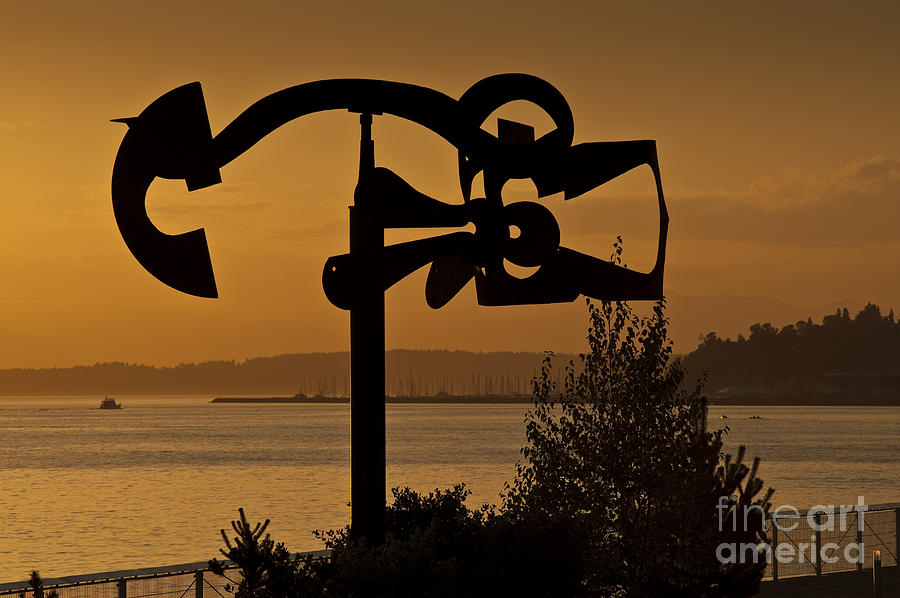 Olympic Sculpture Park Photograph by Jim Corwin