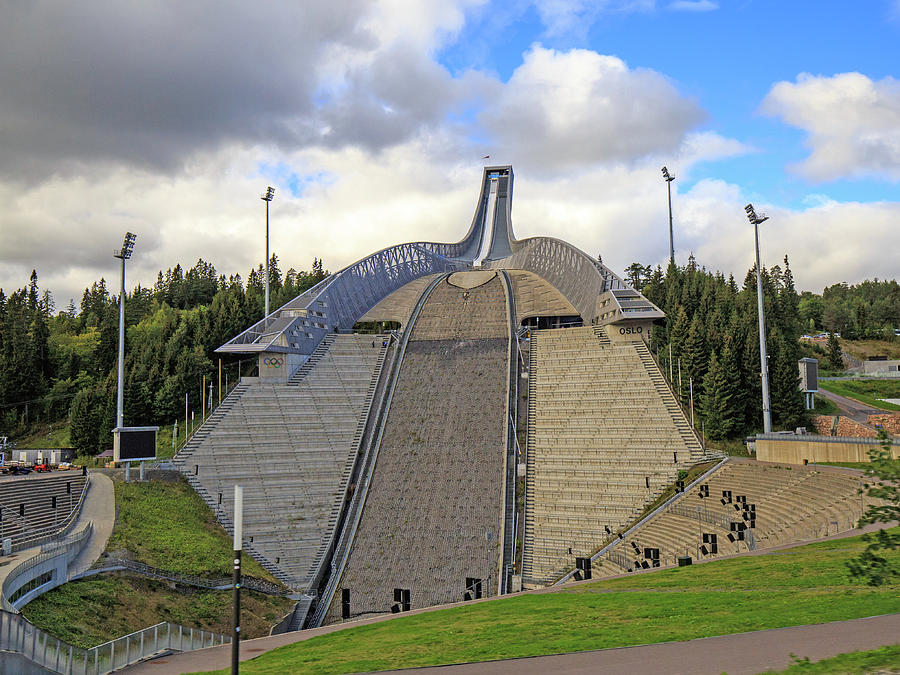 Olympic Ski Jump Oslo, Norway  Photograph by Allan Levin
