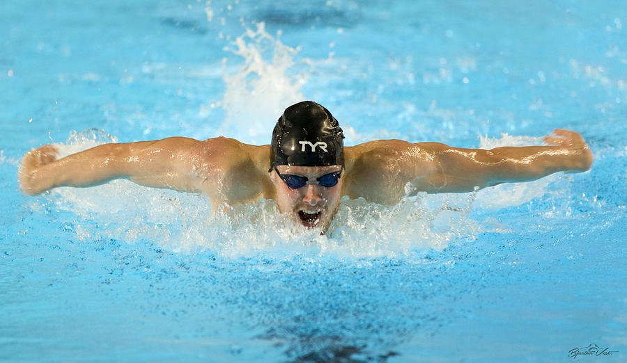 Olympic Swimmer Photograph by Bjartur Vest - Fine Art America