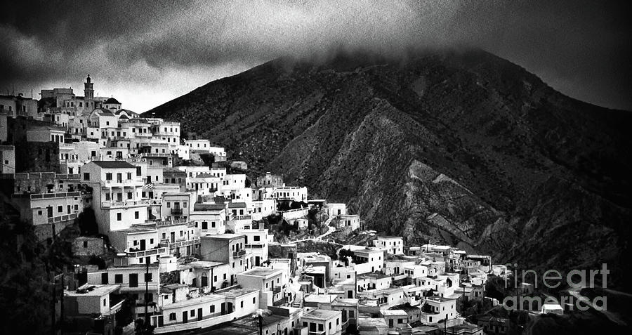 Greek Photograph - Olympos. Karpathos Island Greece by Silvia Ganora