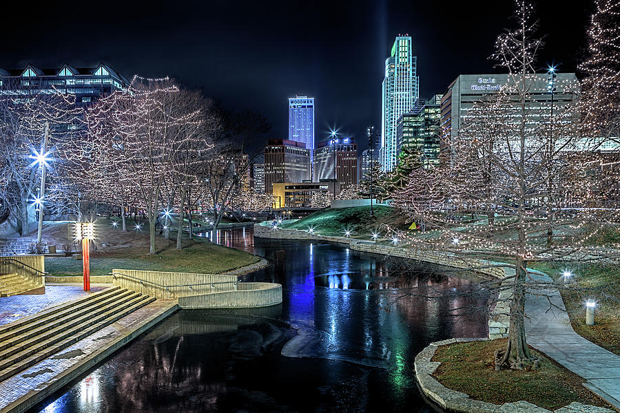 Omaha Holiday Lights Festival Photograph by Susan Rissi Tregoning