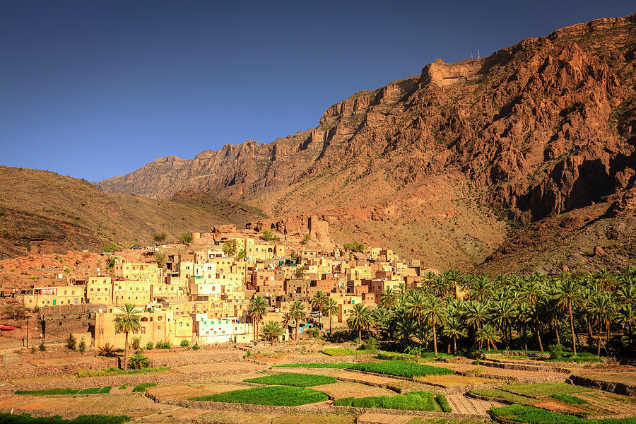 Omani village in the mountains Photograph by Alexey Stiop