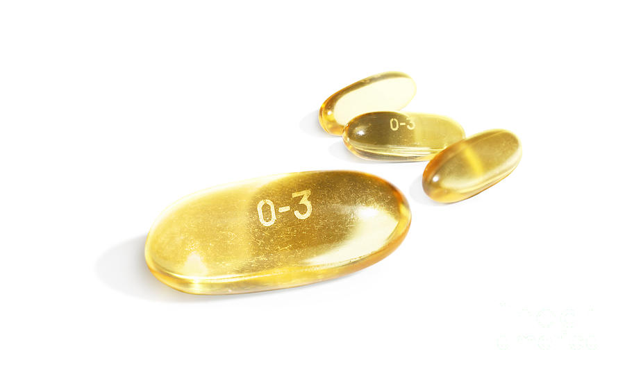 Omega 3 Fish Oil Tablets Photograph by Jorgo Photography