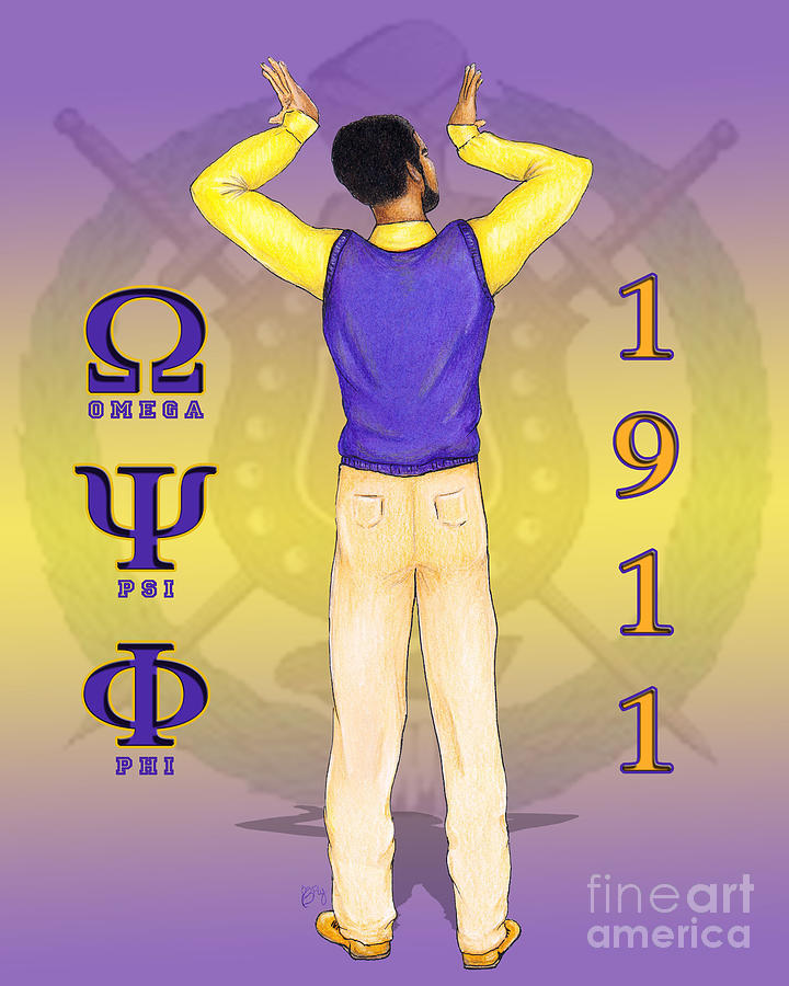 Omega Psi Phi Digital Art By BFly Designs Fine Art America   Omega Psi Phi Bfly Designs 