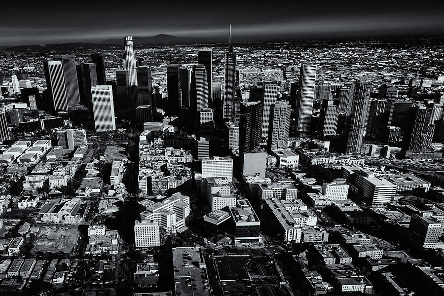 Ominous LA Skyline Photograph by Art Wager | Fine Art America