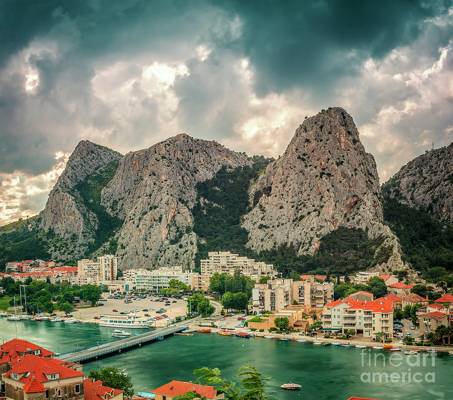 Omis mountains and river Photograph by Sophie McAulay