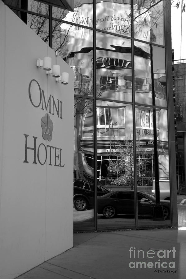Omni Reflection in Black and White Photograph by Shelia Kempf