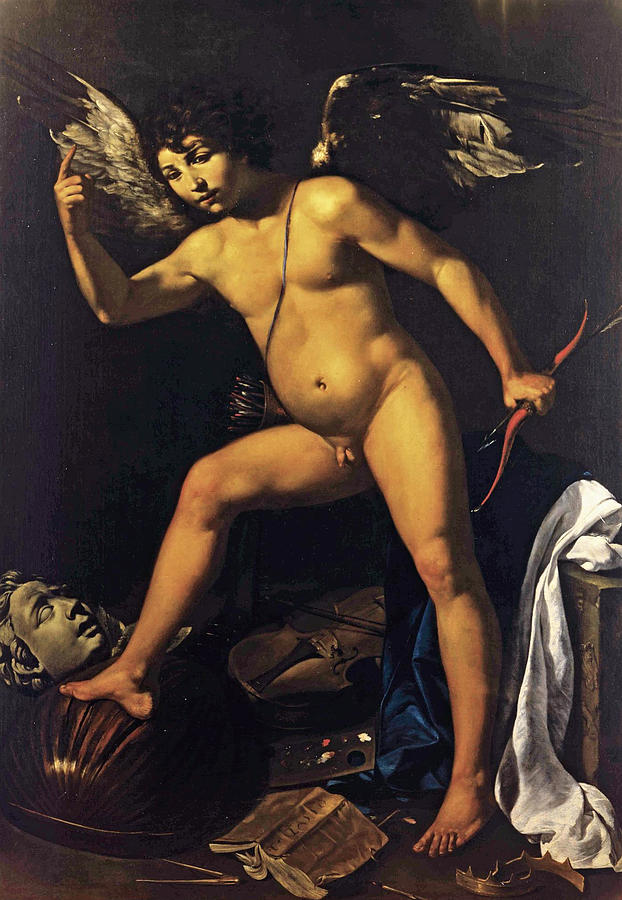Omnia vincit Amor Painting by Master of the Gamblers